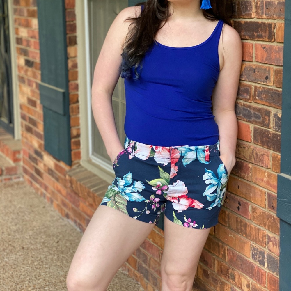 Like New Floral Shorts (JCP)